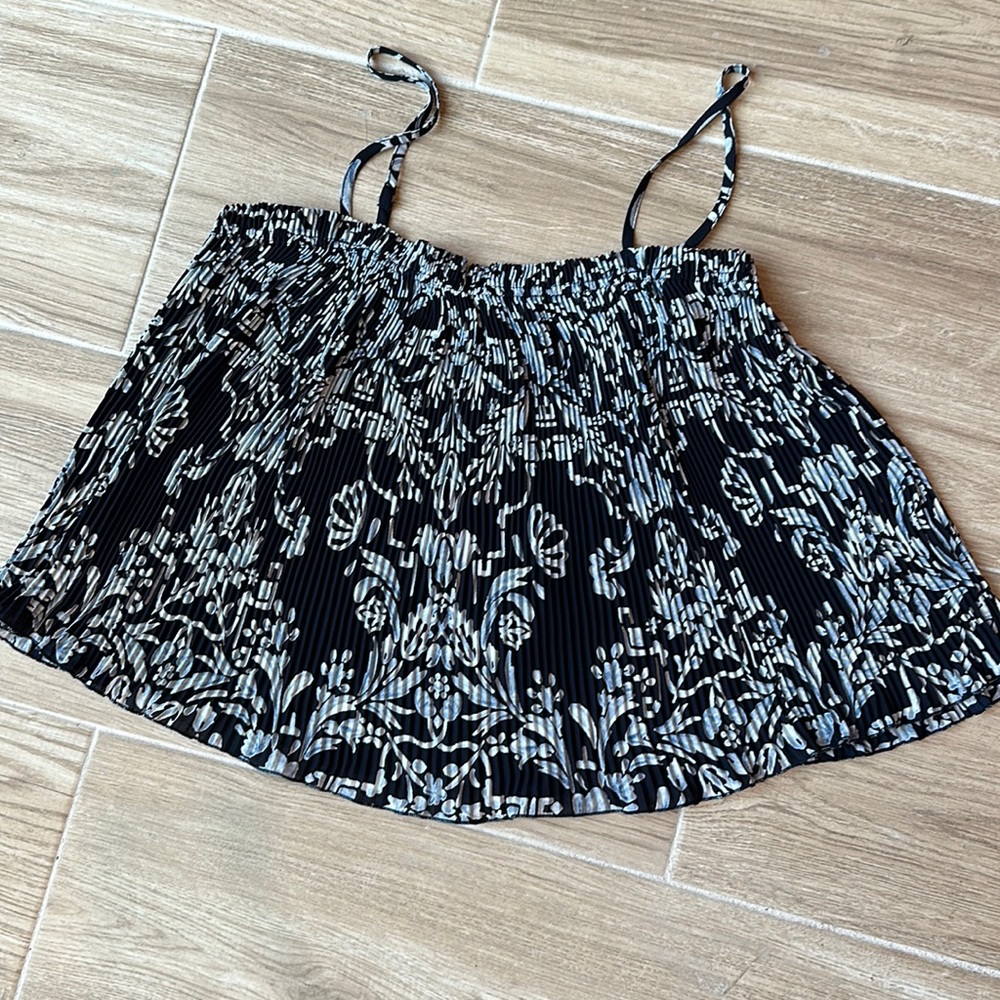NWT Rachel Zoe Pleated Tank Medium